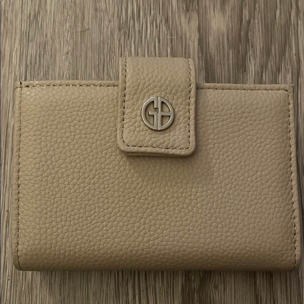 Gianni Bini Tan Key & Card Holder